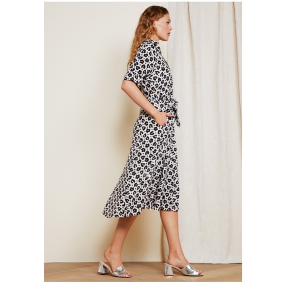 Fabienne Chapot | Brizo Leopard Dress | Size 6/8 - Picture 3 of 15